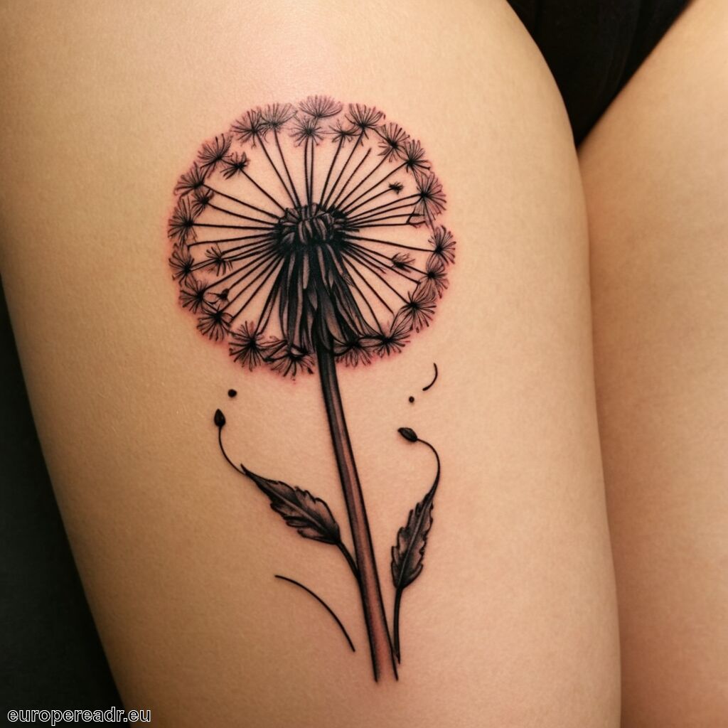 Pusteblume Tattoo » Symbol der Freiheit und Hoffnung