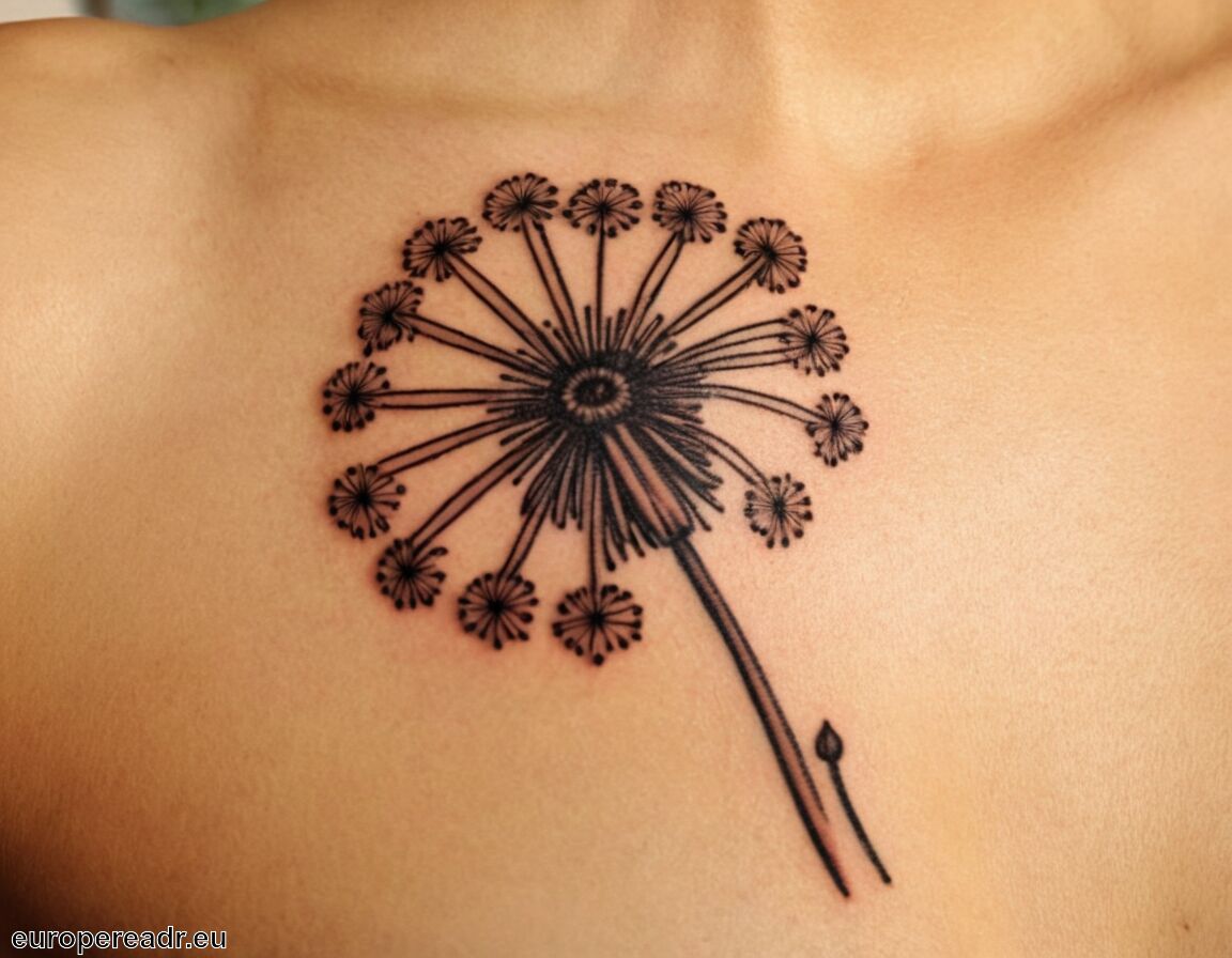 Beliebtheit in verschiedenen Kulturen   - Pusteblume Tattoo » Symbol der Freiheit und Hoffnung