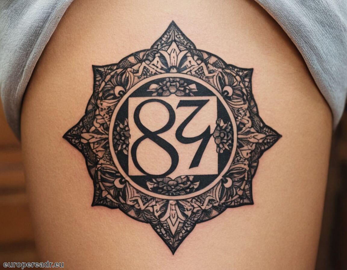 Zeichen der Intuition und inneren Weisheit - Zahl 87 Tattoo Bedeutung » Bedeutung und Interpretationen